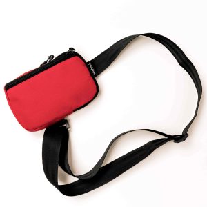 Rote Umhängetasche